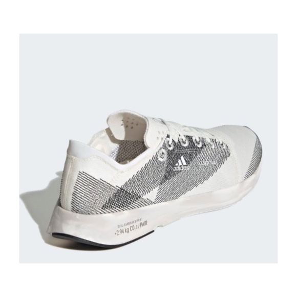 Adidas Adizero X Allbirds 2.94 KG CO2E Women Shoes White Black GZ4283 NEW Multi - Picture 6 of 7